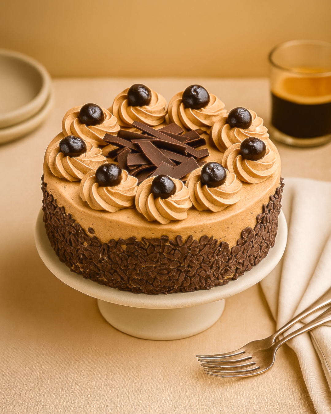 Chocolate B'Cream Gateau