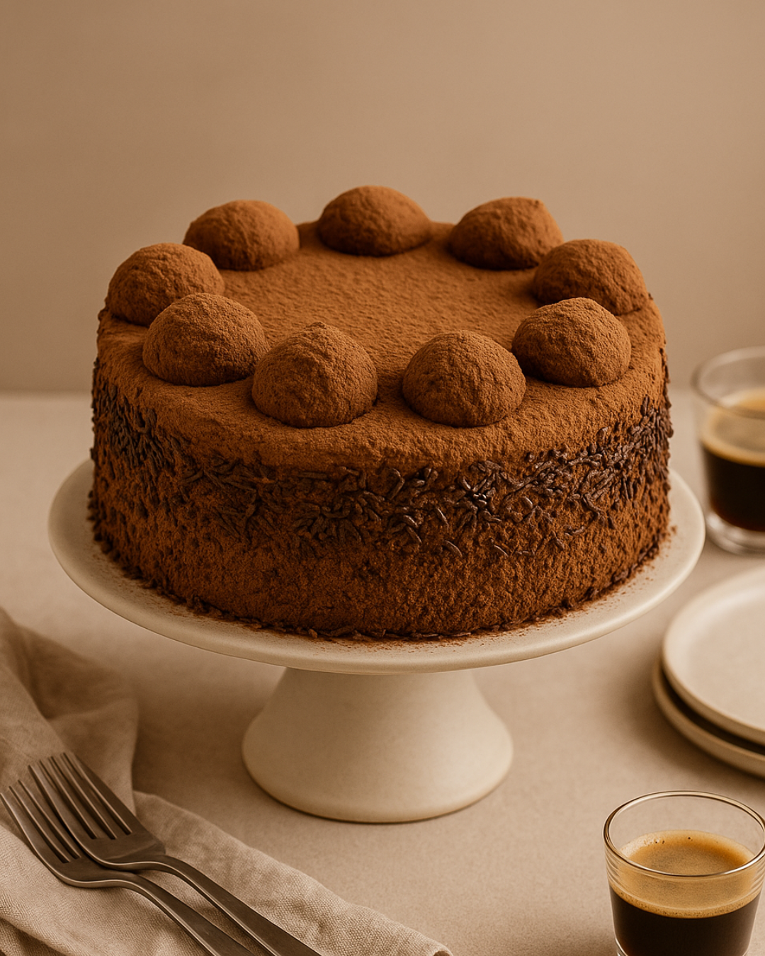 Chocolate Rum Gateau