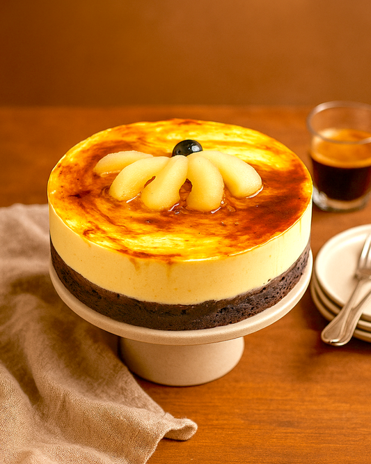 Pear Caramel Mousse