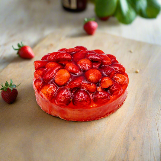 Strawberry Flan