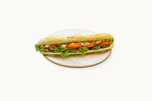 Chicken Mayo, Sweetcorn Baguette
