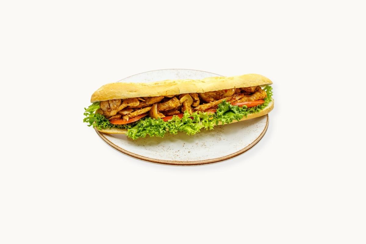 Grilled Chicken, Peri-Peri Baguette