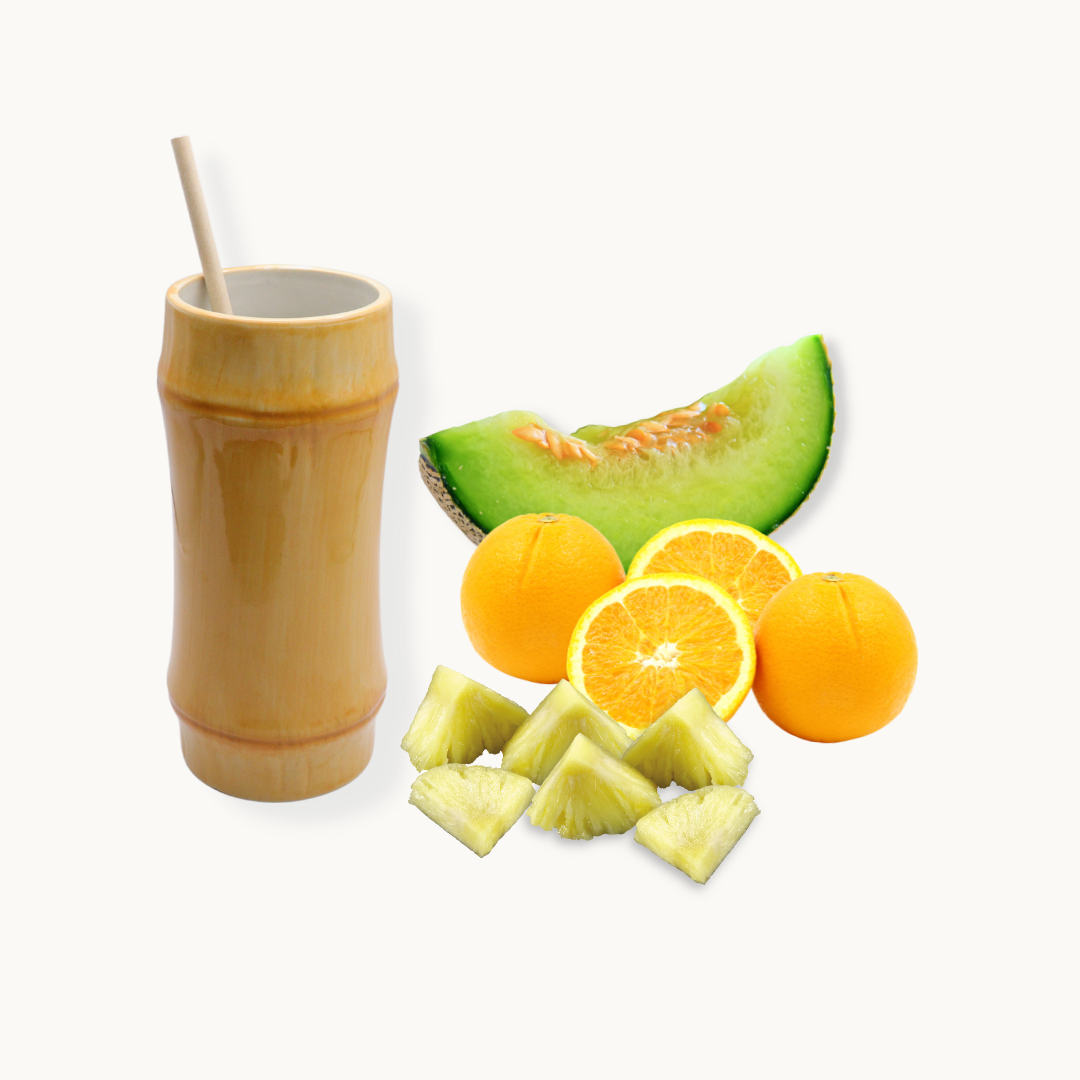 Orange, Pineapple and Melon