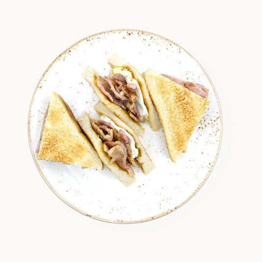 Toasted Bacon, Fried Egg
