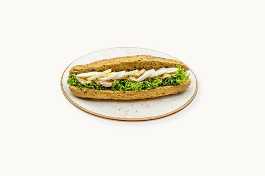 Tuna, Mayo, Eggs Granary Bread